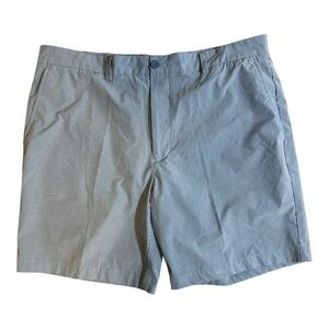 Vineyard Vines Performance Shorts Mens 38 Blue Flat Front Casual Golf Chino